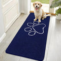 OLANLY Dog Door Mat for Muddy Paws 70x32, Paw Print Design, Absorbs Moisture by OLANLY