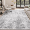 4x6 Area Rugs for Living Room Non Slip Machine Washable Rug Distressed Abstract by Tchdio