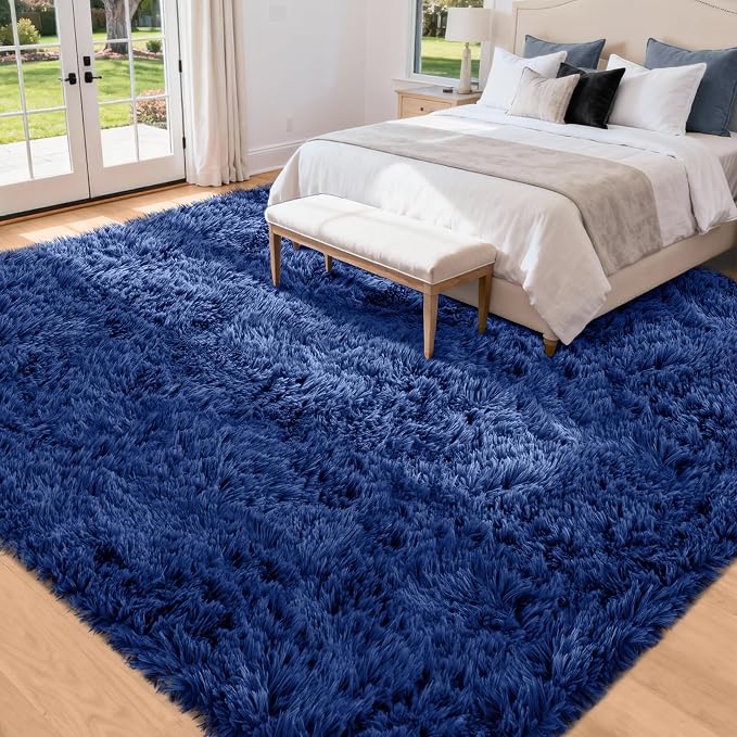 8x10 Area Rug for Living Room: Ultra Soft Fluffy Rug Modern Large Thicked Shag - Image 2