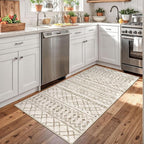 KUTA Boho 3x5 Rug for Entryway, Moroccan Washable Area Rug for Living Room - Image 3