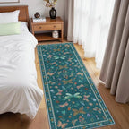 Rugxara 2x6 Floral Runner Rug, Washable Runners - Image 3