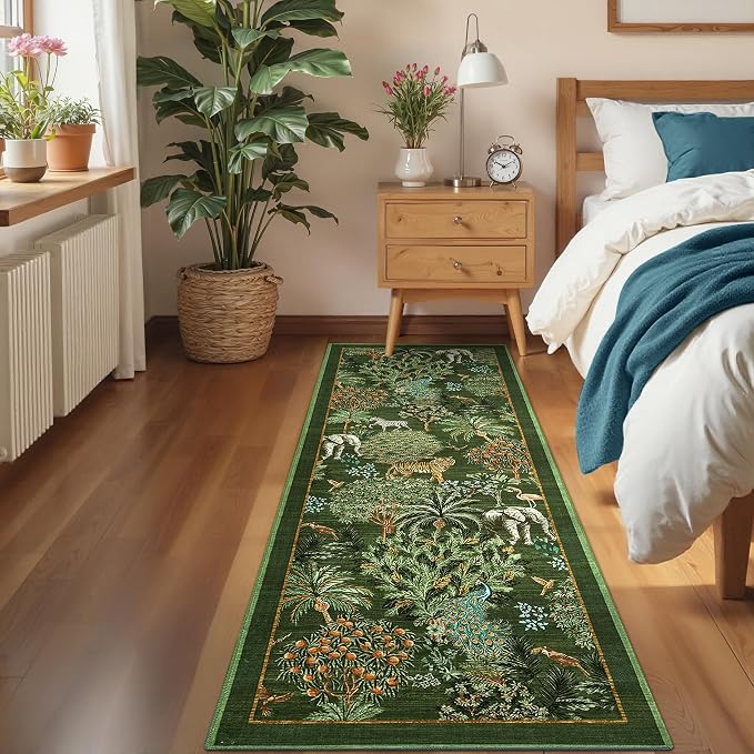 GarveeHome Jungle Rug 2x6 Kitchen Runner Rug Non Slip Washable Runners - Image 3