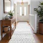 3x10 Runner Rug for Hallway: Washable Rug Runners Low Pile Rug - Image 3
