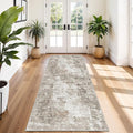 4x10 ft Extra Wide Hallway Rug – Non-Slip Washable Rubber-Backed Large Carpet by ZHXXUJ