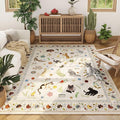 Rugcomf Area Rugs 8x10 Rug for Living Room Clearance Washable Boho Area Rug Non by Rugcomf