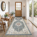 Vintage Hallway Runner Rug 3x8: Large Soft Washable Entryway by COTILED