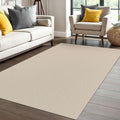 IOHOUZE Washable Area Rug 4x6 Non Slip Rubber Backed Woven Rugs by iOhouze