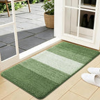 Kitinjoy Indoor Outdoor Door Mat, 40x24 Non-Slip Absorbent Dirt Trapper by Kitinjoy