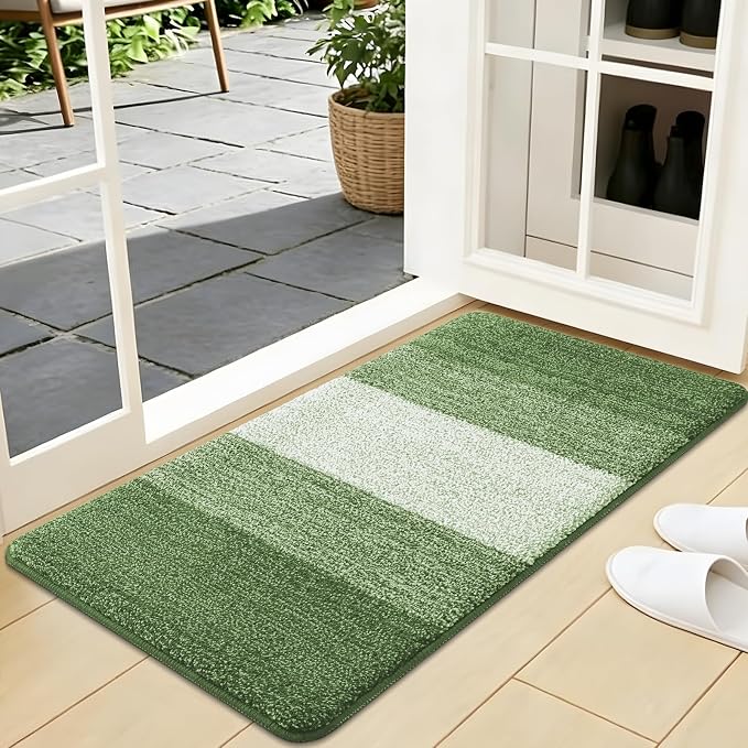 Kitinjoy Indoor Outdoor Door Mat, 40x24 Non-Slip Absorbent Dirt Trapper by Kitinjoy