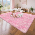 Fluffy Pink Rugs for Bedroom Girls, 5x8 Soft Fuzzy Area Rug Shag Carpet for by TENNOLA