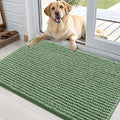 OLANLY Dog Door Mat for Muddy Paws 36x24, Ultra Absorbent Chenille Mud Doormat by OLANLY
