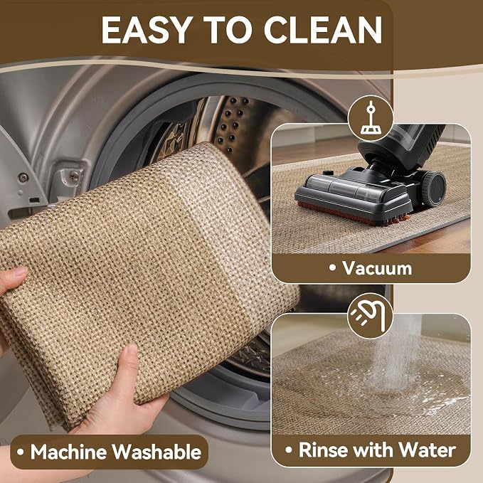 Kitchen Mat Non Slip, Washable Kitchen Rugs, Absorbent Kitchen Mats - Image 5