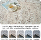 4x4 Washable Square Area Rug: Soft Entryway Kitchen Carpet - Image 3