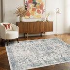 Rugxara 3x5 Washable Entryway Rug, Non Slip Boho Runner Rugs - Image 3