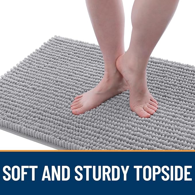 OLANLY Dog Door Mat for Muddy Paws 59x20, Ultra Absorbent Chenille Mud Doormat - Image 3
