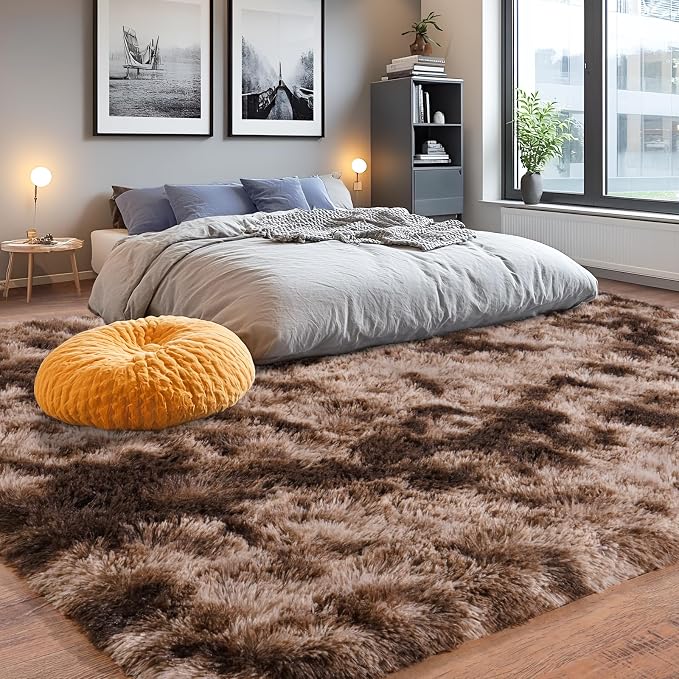 8x10 Area Rugs for Living Room, Ultra Soft Fluffy Large Shaggy Rug Carpet for - Image 7