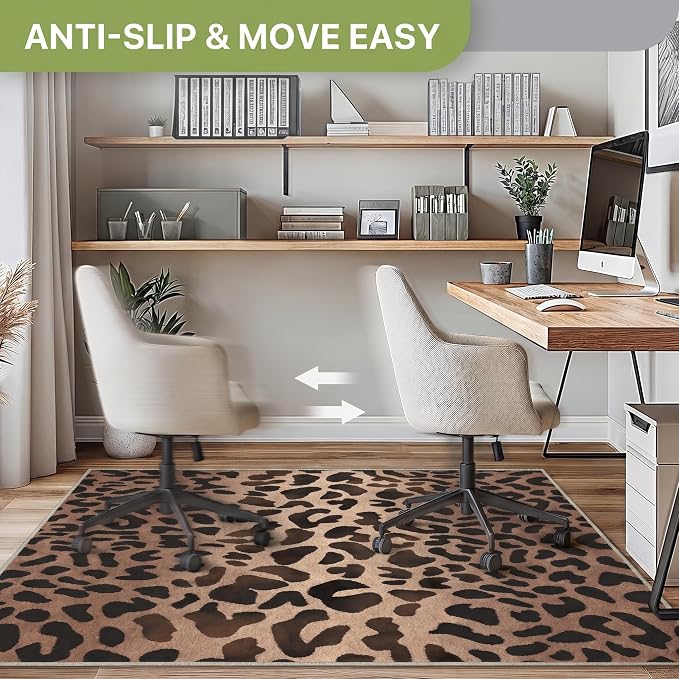 48"x72" Office Chair Mat for Hardwood Tile Floor, Under Desk Carpet Protector - Image 4