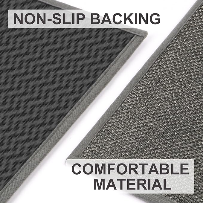 LEKEEPGO Door Mat 17"x29", Non Slip Door Mat Indoor Entrance, Rubber Backing - Image 3