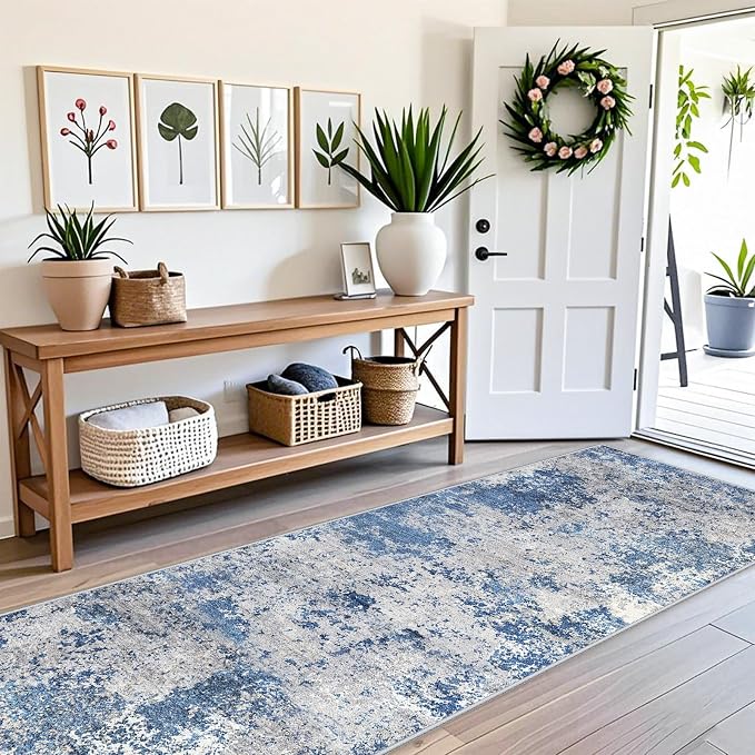 3x10 ft Long Hallway Runner Rug Non-Slip Washable Kitchen Floor Rug - Image 3