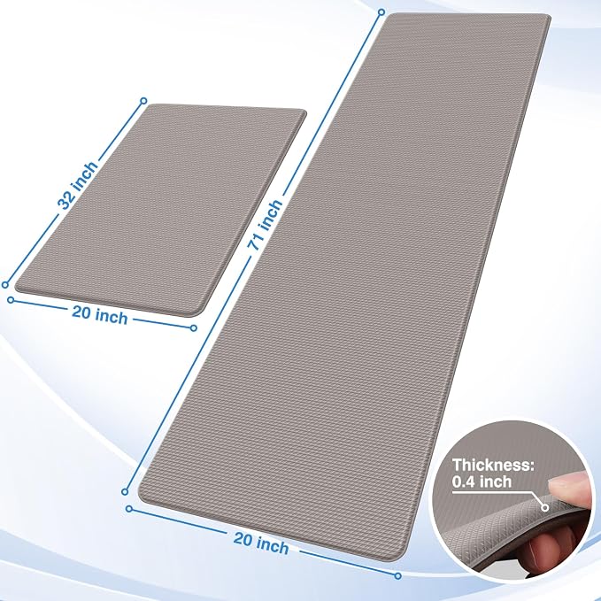 StepRite Kitchen Mats, Cushioned Anti Fatigue Kitchen Mats - Image 2
