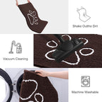 Smiry Dog Door Mat for Muddy Paws, Absorbent Dirt Trapper Non Slip Quick Dry - Image 6