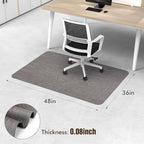 Blvornl Office Chair Mat for Hardwood Floor, Large Anti-Slip Hard Floor - Image 2