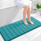 OLANLY Memory Foam Long Bathroom Rugs Runner 47x20, Super Soft Absorbent Bath by OLANLY