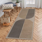 Lahome Enfys Modern Rainbow Easy Jute Rug, 2x6 Kitchen Runner Washable Rug - Image 8