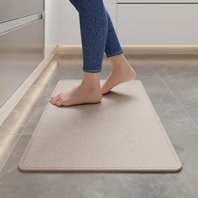 YDKGL Kitchen Mats for Floor, Super Absorbent Kitchen Rugs Non Slip Washable by YDKGL