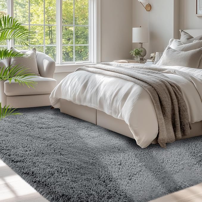 Fluffy Area Rugs for Bedroom 5x7: Shag Rugs for Bedroom - Image 4