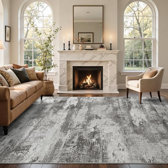 8x10 Ft Large Abstract Area Rugs - Image 2