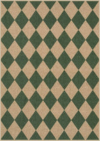 Lahome Colette Checkered Outdoor Rug 5x7, Washable Rug - Image 9