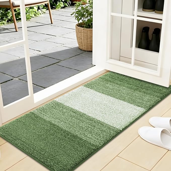 Kitinjoy Indoor Outdoor Door Mat, 44x24 Non-Slip Absorbent Dirt Trapper by Kitinjoy