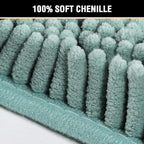 H.VERSAILTEX Bath Mat for Bathroom Non Slip Luxury Chenille Ultra Soft Bath - Image 3