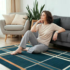 Terrug Plaid Runner Rugs for Kitchen, Soft Low Pile Stain Resistance Carpet for - Image 4
