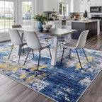 RELEANY Washable Area Rugs Square 6ft Non-Slip Modern Abstract Soft - Image 8