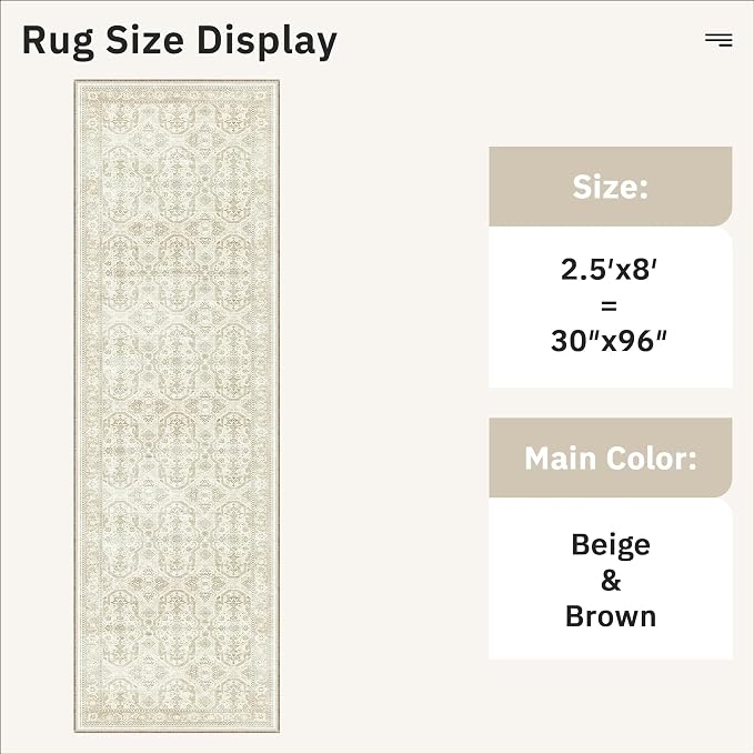 Soalmost Washable Runner Rug - Image 5