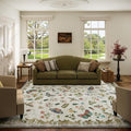 Washable Area Rugs for Living Room: 5x7 Bedroom Rug Vintage Rugs Stain by palohom