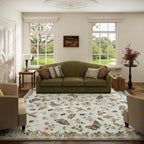 Washable Area Rugs for Living Room: 5x7 Bedroom Rug Vintage Rugs Stain by palohom