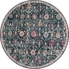 Lahome Moroccan Trellis Washable Round Area Rug, Soft Round Rugs 6ft Ultra-Thin - Image 7