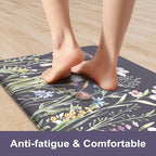KIMODE Anti Fatigue Floor Mat, Cushioned Farmhouse Runner Rug, Non Slip - Image 2