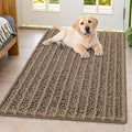 Smiry Dog Door Mat for Muddy Paws 40x32, Absorbent Dirt Trapper, Non-Slip by Smiry