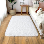 Shaggy Rugs for Bedroom Living Room Dorm Kids Room Decor, Soft Modern Indoor by WISHTREE