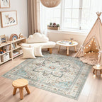 Tortania 6' Square Area Rug Living Room Rugs - Image 4