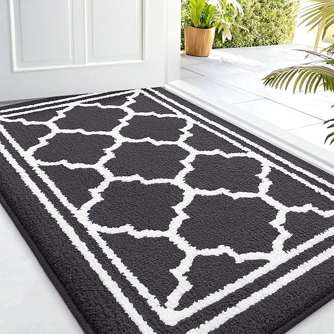Buganda Indoor Door Mat, Dirt-Resistant and Absorbent Doormat, Low Profile by Buganda