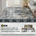XLUEZ 5x7 Area Rugs for Living Room, Washable Modern Abstract Large Area Rug - Image 8