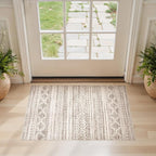 cotiled Washable 2x3 Entryway Rug: Washable Boho Rugs - Image 2