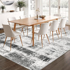 Rugflix 6x9 Large Area Rugs for Living Room, Abstract Washable Rug, Stain - Image 8