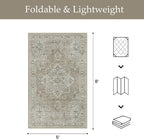GENIMO Outdoor & Indoor Area Rug 5'x8', Waterproof, Non-Shedding, Easy Cleaning - Image 2