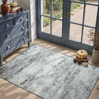 Toneed Abstract Area Rug Modern Washable Rug Soft Non Slip Rug Low Pile by Toneed